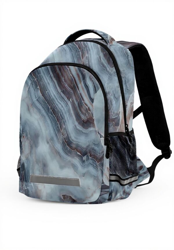 Sac à dos enfant Wzzzsun granit marbre réfléchissant école
