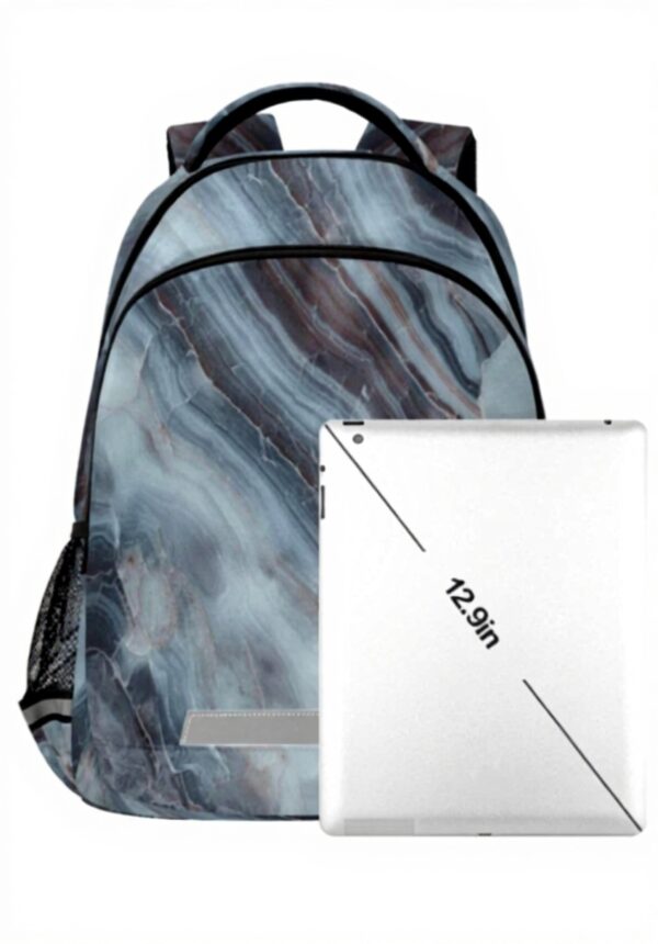 Sac à dos enfant Wzzzsun granit marbre réfléchissant école