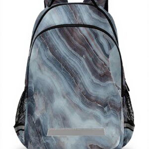 Sac à dos enfant Wzzzsun granit marbre réfléchissant école
