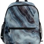 Wzzzsun Sac à Dos Enfant Granit Marbre Maternelle Primaire